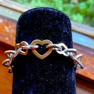 Tiffany Sterling and Gold Bracelet